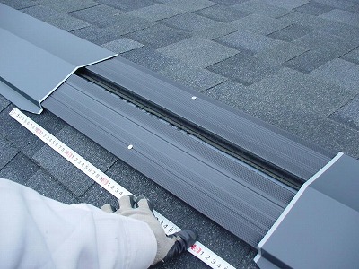 棟笠木　樹脂製　貫板　棟下地